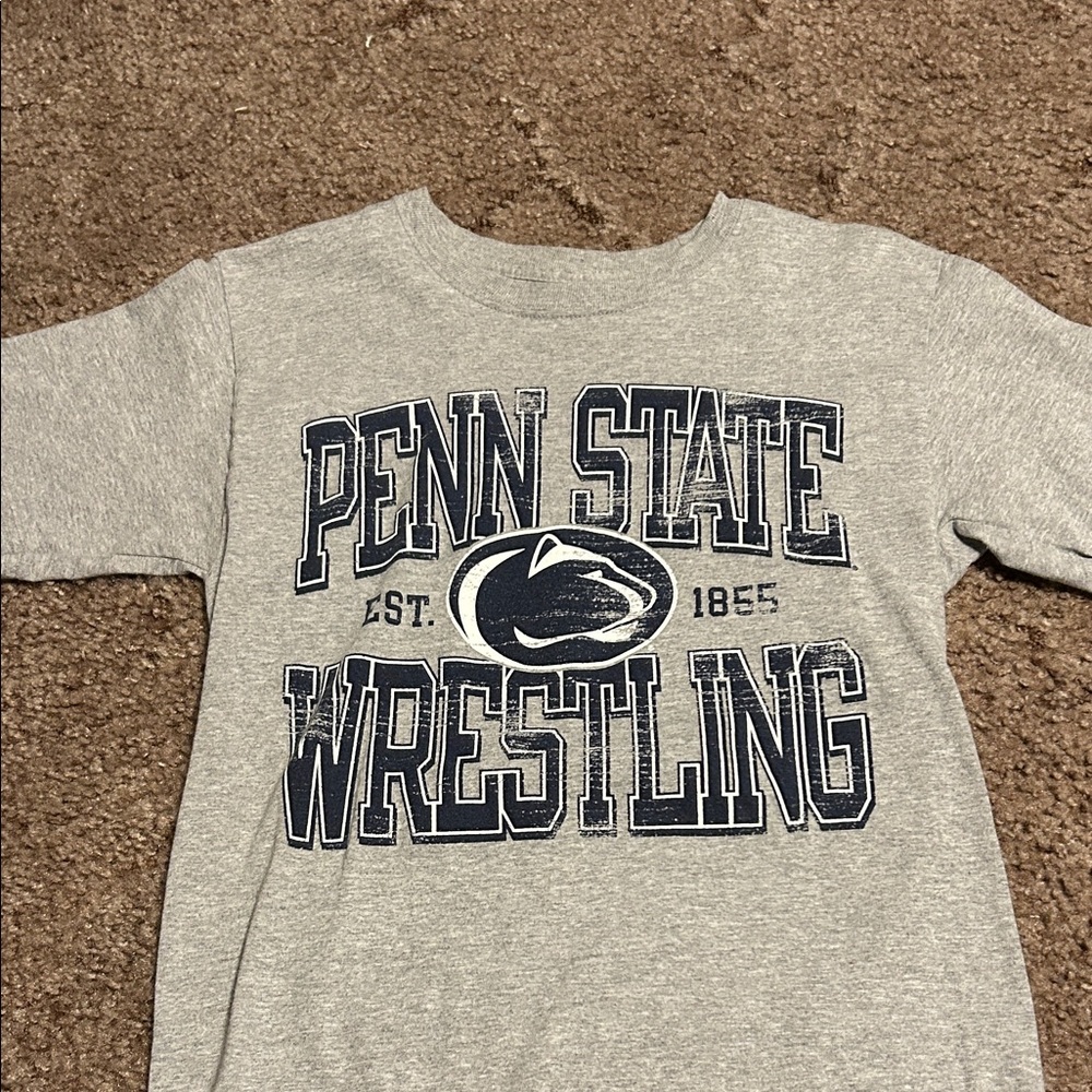 Champion Gray Penn State Wrestling Tee